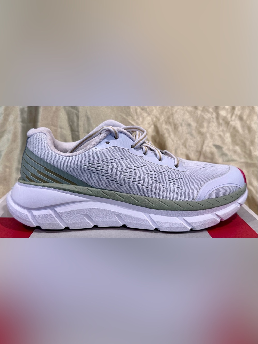 Avia Black Insole Athletic Sneaker with White Upper